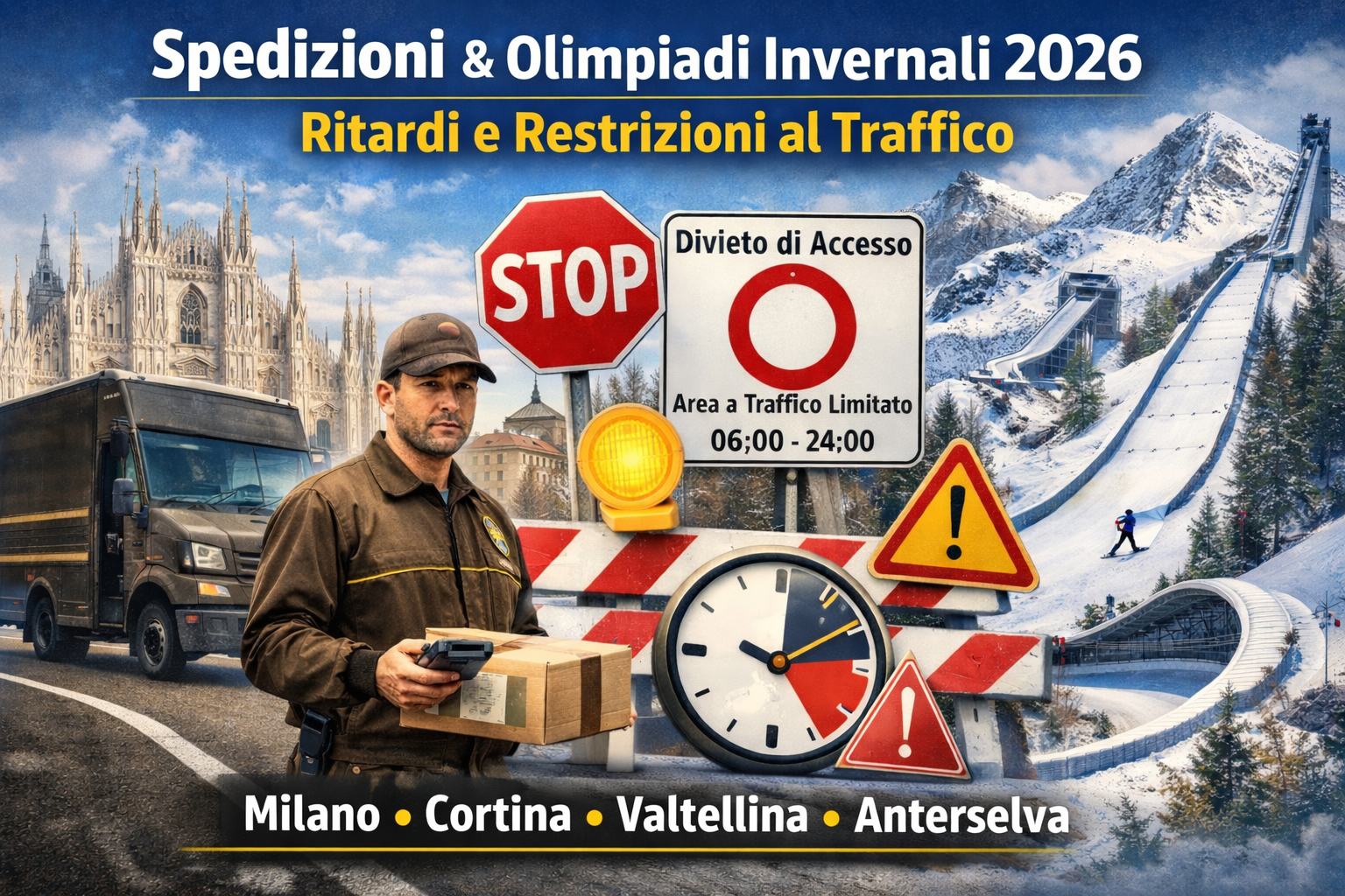 Spedizioni UPS e Giochi Olimpici Milano Cortina 2026: cosa sapere a febbraio